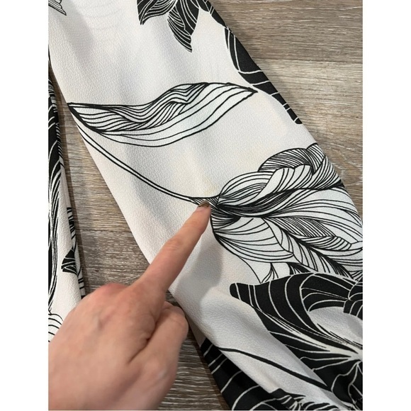 Yoana Baraschi Sz M Womens Tropical Print Tunic Top Hawaiian Peasant Blous - Picture 3 of 15